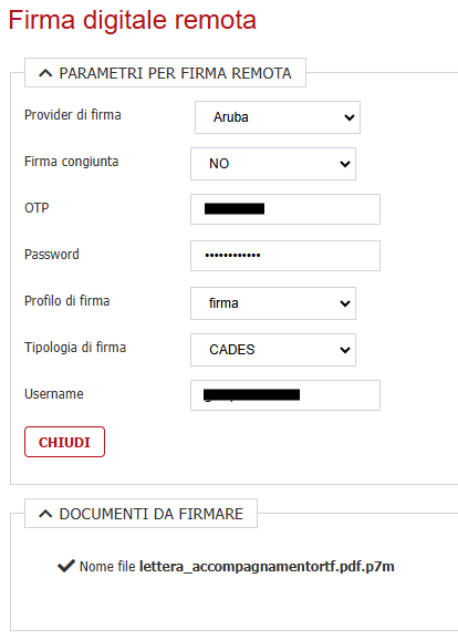 Firma remota